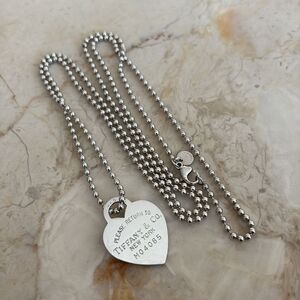 Tiffany & Co. Return to Tiffany Heart Tag Pendant Sterling Silver